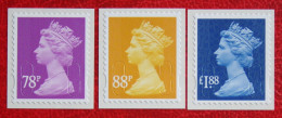 78P 88P £1.88 Machin Definitives QE II (Mi 3436-3438) 2013 POSTFRIS MNH ** ENGLAND GRANDE-BRETAGNE GB GREAT BRITAIN - Unused Stamps