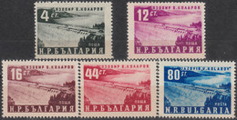BULGARIA 1952, DAM LAKES, COMPLETE MNH SERIES With GOOD QUALITY, *** - Nuovi