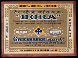 Pochette Papier PHOTO DORA "As De Trèfle" GRIESHABER Frères & Cie (non Ouverte) Usine 94 St SAINT-MAUR ** Publicité - Supplies And Equipment