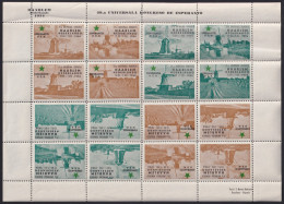 F-EX44056 NETHERLAND NEDERLAND HOLLAND 1954 TETE BECHE CINDERELLA ESPERANTO.  - Erinofilia