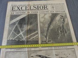 WW1 / JOURNAL DE GUERRE / EXCELSIOR / AVIATION / AERONAUTIQUE MILITAIRE / ORIGINAL 1918 - Aviation