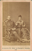 CdV Alexander III, Kaiser Von Russland, Dagmar Von Dänemark, Portrait, Um 1885 - Photographs