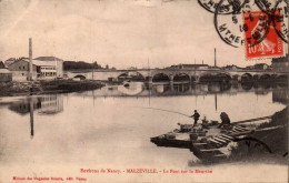 N°258 W -cpa Malzeville -le Pont Sur La Meurthe- Pêcheurs- - Other & Unclassified
