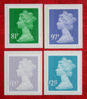 81P 97P £1.47 £2.15 Machin Definitives QE II (Mi 3584-3587 2014 POSTFRIS MNH ** ENGLAND GRANDE-BRETAGNE GB GREAT BRITAIN - Neufs