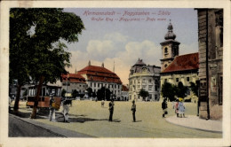 CPA Nagyszeben Sibiu Hermannstadt Rumänien, Großer Ring - Roumanie