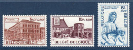 Belgique, België, **, Yv 1753, 1754, 1755, Mi 1811, 1812, 1813, SG 2384, 2385, 2386, - Nuevos