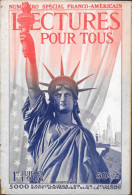 Revue Hachette Bimensuelle 1ère Guerre Mondiale: Lectures Pour Tous Du 1er Juillet 1916, Numéro Spécial Franco-Américain - 1900 - 1949