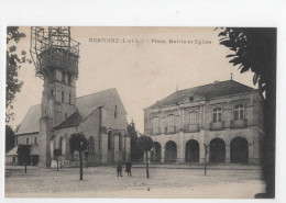 AJC - Restigné - Place, Mairie Et Eglise - Autres & Non Classés