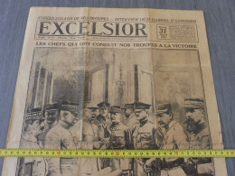 WW1 / JOURNAL DE GUERRE / GENERAUX DE LA VICTOIRE / ORIGINAL 1918 - 1914-18