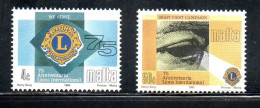 MALTA 1993 LIONS INTERNATIONAL CLUB COMPLETE SET SERIE COMPLETA MNH - Malta