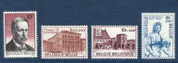 Belgique, België, **, Yv 1752, 1753, 1754, 1755, Mi 1810, 1811, 1812, 1813, SG 2383, 2384, 2385, 2386, - Unused Stamps