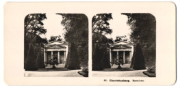 Stereo-Fotografie NPG, Berlin, Ansicht Berlin-Charlottenburg, Blick Auf Das Mausoleum  - Stereoscopio