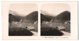 Stereo-Fotografie NPG, Berlin, Ansicht Elmau, Blick In Den Ort Mit Bergpanorama  - Photos Stéréoscopiques