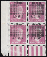 Döbeln 1b 6 Pf. Gitterüberdruck Mit Datum 6.5.1945, Eck-Vbl. U.l., Postfrisch ** - Mint