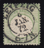 2a Brustschild, Voll-O LEIPZIG Januar 1872! Kurzbefund Sommer BPP Einwandfrei - Used Stamps