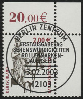 2314 SWK 2,00 Euro Ecke Or ESST Berlin - Oblitérés