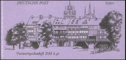 MH 10 Erfurt 1990 Naht Fluoreszierend, Gestempelt - Postzegelboekjes