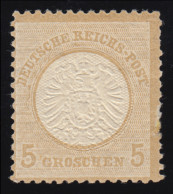 22 Großer Brustschild 5 Groschen 1872, Sauber Postfrisch ** / MNH - Ungebraucht