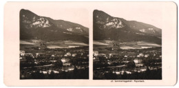 Stereo-Fotografie NPG, Berlin, Ansicht Payerbach, Blick Auf Den Ort Im Semmering  - Photos Stéréoscopiques