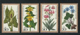 982-985 Wofa Waldblumen 1978, Satz ** - Neufs