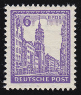 SBZ 153Ya Abschiedsserie 6 Pf, WZ.1Y, Violett, ** - Mint