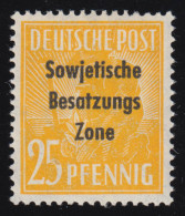 SBZ 191 SBZ-Aufdruck 25 Pf. Pflanzer, ** - Mint