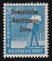 SBZ 189a SBZ-Aufdruck 20 Pf. Sämann, ** - Mint