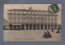 CPA - 64 - Bayonne - La Mairie Et Le Théâtre - Animée - Circulée En 1911 - Bayonne