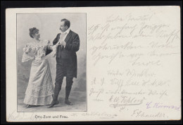 AK Otto Zorn Und Frau, BERLIN NW 7c 4.12.1904 Als Orts-Postkarte - Autres & Non Classés