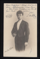 AK Österreichischer Schauspieler Josef Kainz,  Nach WIENER NEUSTADT 4.4.1901 - Altri & Non Classificati