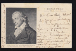 AK Ludovike Simanowiz: Friedrich Von Schiller, CÖLN 26.4.1905 Nach FRANKFURT/M. - Autres & Non Classés