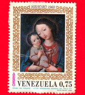 VENEZUELA - Usato - 1969 - Natale - Christmas - Navidad - Vergine Del Rosario Scuola Veneta Del XVII Secol - 0.75 - P.a. - Venezuela