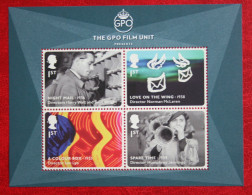 British Films Cinema (Mi 3607-3610 Block 89) 2014 POSTFRIS MNH ** ENGLAND GRANDE-BRETAGNE GB GREAT BRITAIN - Unused Stamps