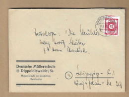 Los Vom 19.04 - Heimatbeleg Aus Dippoldiswalde Nach Leipzig 1945 - Lettres & Documents