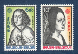 Belgique, België, **, Yv 1757, 1758, Mi 1818, 1819, SG 2388, 2389, Europa 1975, - Unused Stamps