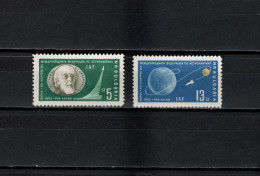 Bulgaria 1962 Space, Ziolkowski, Astronautik Congress Set Of 2 MNH - Europe