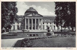 Wiesbaden - Kurhaus Mit Kaskaden Gelaufen 1935 - Wiesbaden