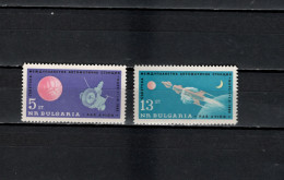 Bulgaria 1963 Space, Mars 1, Set Of 2 MNH - Europa