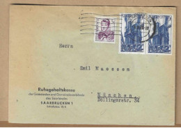 Los Vom 19.04 - Heimatbeleg Aus Saarbrücken 1951 - Briefe U. Dokumente