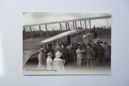 Arrivée D'un GOLIATH FARMAN Au Bourget      ( 1919 )  -  éditions ATLAS - Aviateurs