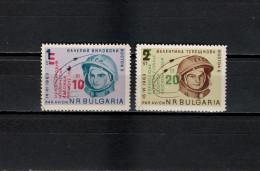Bulgaria 1964 Space, Vostok 5 And 6, Set Of 2 With "Riccione" Overprint MNH - Europe