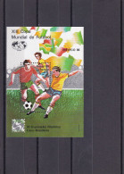 SA06 Brazil 1986 Football World Cup Stamp Exhibition Lubrepex '86 Minisheet - Unused Stamps