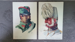 CPA - ILLUSTRATEUR  EMILE DUPUIS - LES BEAUX SOLDATS DANS LEUR UNIFORME - LE SERBE - L'AUTRICHIEN - Dupuis, Emile