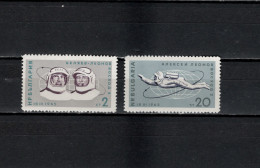 Bulgaria 1965 Space, Voshod 2, Set Of 2 MNH - Europe