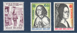 Belgique, België, **, Yv 1756, 1757, 1758, Mi 1814, 1818, 1819, SG 2387, 2388, 2389, - Unused Stamps
