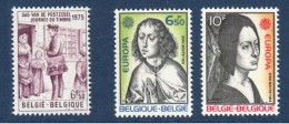 Belgique, België, **, Yv 1756, 1757, 1758, Mi 1814, 1818, 1819, SG 2387, 2388, 2389, - Ongebruikt