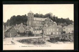 CPA Chailland, Vue De L'Eglise Et Du Pont  - Chailland