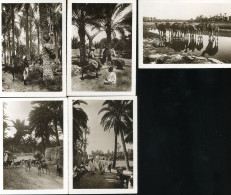 Gafsa Lot De 5 Petite Photos 6 X 9 Cm - Afrika