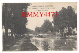 CPA - EPERNAY - MAGENTA - DIZY - Le Canal Et Le Pont - N° 75 - Imp.-Edit. E. Le Deley - Epernay