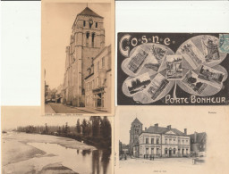 COSNE - Lot De 4 CPA - Cosne Cours Sur Loire